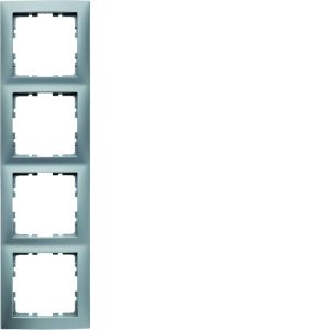 Afdekraam 4-v, berker S.1 aluminium mat