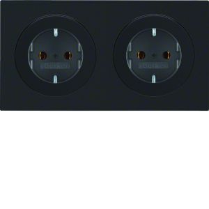 WCD RA 2-v met afdekraam, berker R.1/R.3