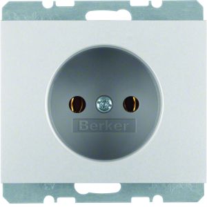 WCD 2P, steek, berker K.1/K.5, aluminium