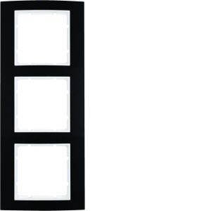 Afdekraam 3-v, berker B.3, aluminium zwa