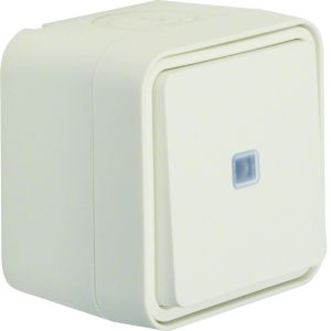 Wisselschak. verlicht (blauw) met behuiz