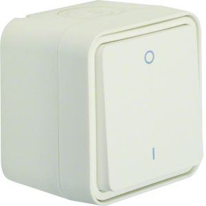 2-polige schak. met behuizing, berker W.