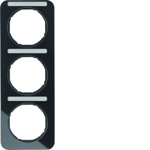 Afdekraam 3-v vert. met tekstv. berker R