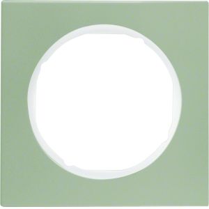 Afdekraam 1-v, berker R.3, edelstaal/pol