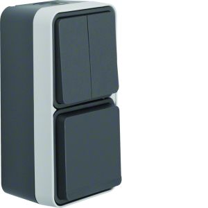 Combi cont.ds. + Serieschak. met behuizi