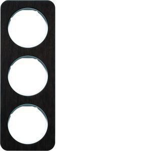 Afdekraam 3-v, berker R.1, eiken/polarwi