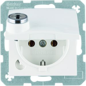 WCD RA met klapdeksel en slot, berker S.