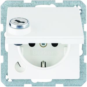 WCD RA met klapdeksel en slot, berker Q.