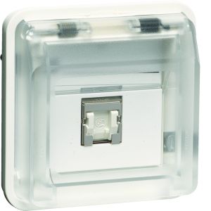 Data-aansluiting Cat 6. 1-v, berker W.1,