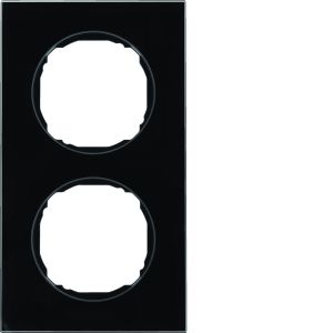 Afdekraam 2-v., vlak, berker R.8, glas z