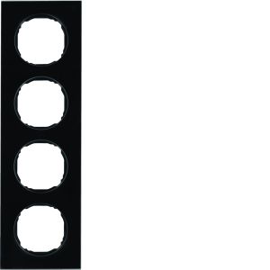 Afdekraam 4-v., vlak, berker R.8, glas z