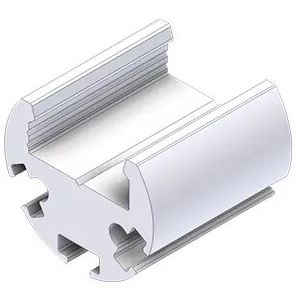 Alu profiel rond Ø21,5mm 2mtr