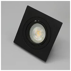 Spot kantel WV143 vierkant zwart 1V
