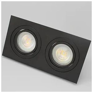 Spot kantel WV144 rechthoek zwart 2V