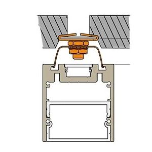 Epic profiel systeemplafondbevestiging