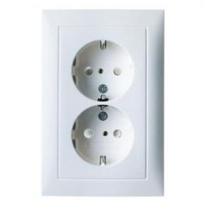 WCD RA 2-voud half opbouw S1 polarwit