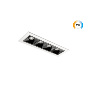 Inspire R 150 zwart TW 2700-6500K LEDDim