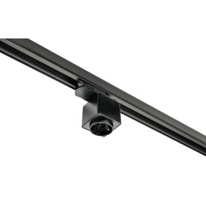 ShopLine stopcontact zwart voor rail 3-f