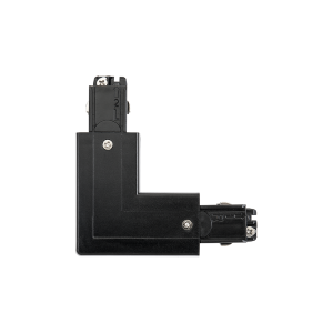 ShopLine Rail 3 Fasen L-verbinding zwart