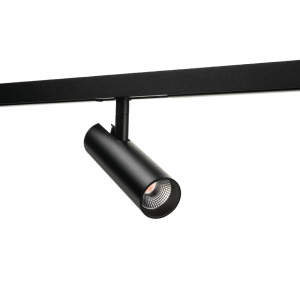 Zip Tube Micro Zwart Led 3000K