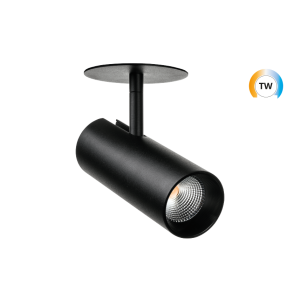 Tube Mini R zwart TW LEDDim 2000-4000K