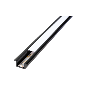 StripLine 1,8m profiel inbouw zwart