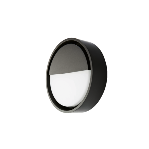 Frame Wall Round Zwart Led 3000K