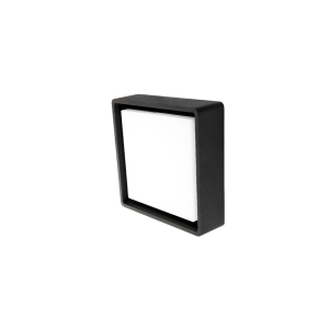 FRAME SQUARE ZWART LED 3000K + SCHEMER