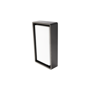 FRAME rechthoekZWART LED 3000K + SCHEMER
