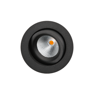 SG inbouwspot WV244 Gyro rond zwart D2W