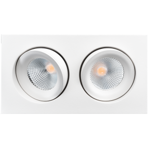 Junistar Lux Square Wit 2X8W Led 2700K