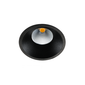 Soft Slim 9W mat zwart 2700K