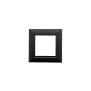 Soft Square zwart frame 1x