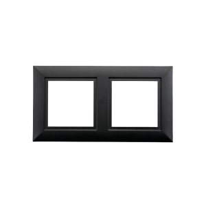 Soft Square Frame 2x zwart