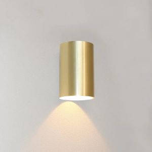 Wandlamp WLB1 goud IP54 LED 8W 2700K dim