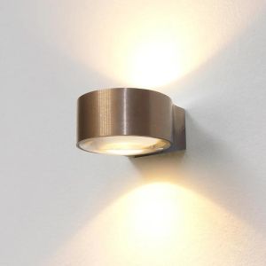 Wandlamp WLH brons IP54 LED 6W 2700K dim