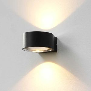 Wandlamp WLH zwart IP54 LED 6W 2700K dim