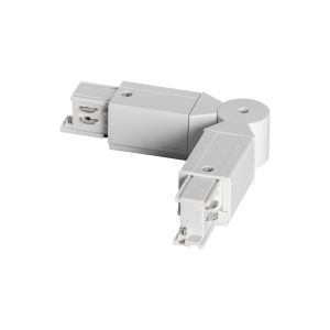 3-Fase rail, draaibaar koppelstuk, wit