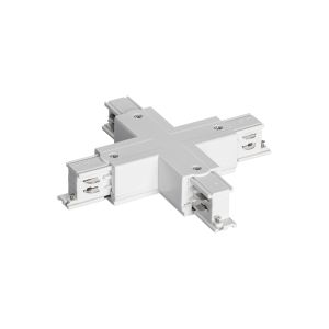 3-Fase rail, X-koppelstuk, wit