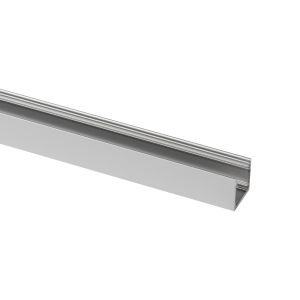 Aluminium profiel 3m, mat satijn, Opbouw