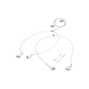 Pendelset 2 x staalkabel / 150 cm, t.b.v