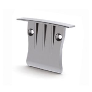 Eindkap inb. Slimline Wide 20mm, Alumini