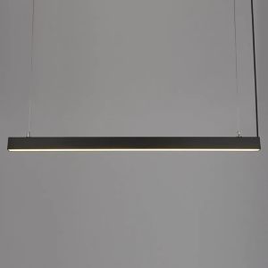 Lino Pendant and Flush, 3000k, Black