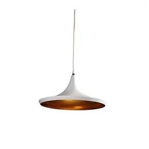 Chink hanglamp wit/goud