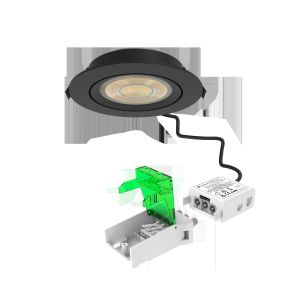 Multi inbouwspot IP54 WVM-51 zwart DIP