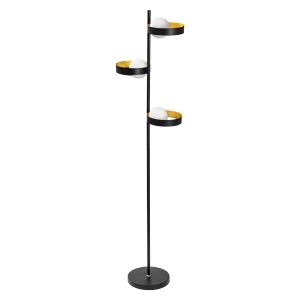 DECOR MEMPHIS FLOOR BK GD 3XG9 LEDV