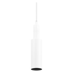 TRACKLIGHT PENDANT CYLINDER WT GU10LEDV