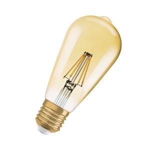 E27 Edison 7W 725lm 2500K goud dimbaar