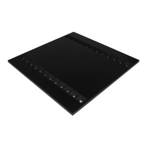 PL LOUVER 600 V 27.5W 840 U16 BK LEDV