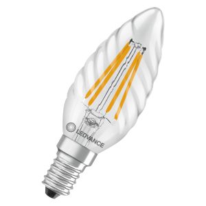 LED CLBW40 3.4W 827 FILCL E14 P LEDV